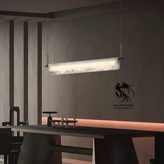 Aura Mermer Sarkıt Avize