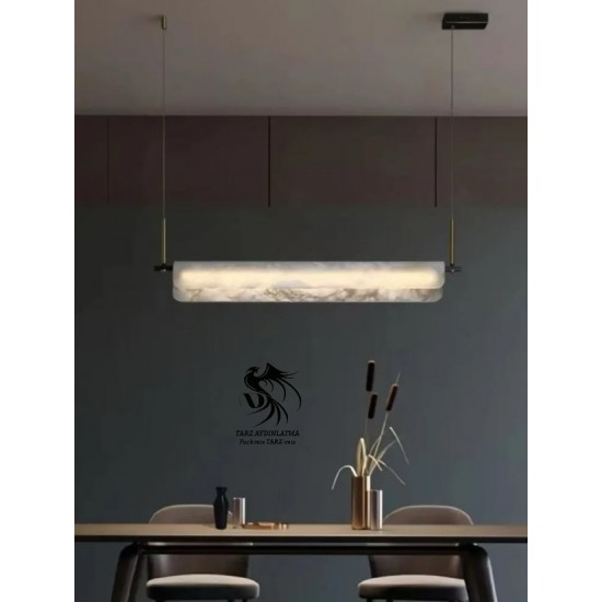 Aura Mermer Sarkıt Avize