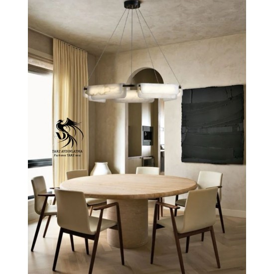 Aura Mermer Sarkıt Avize 1