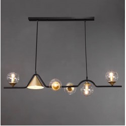 Geometrik Cam Sarkıt Avize