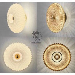 İris Tırtıklı Cam Aplik