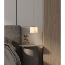 Küp Mermer Marble Tekli Sarkıt Avize 12cm