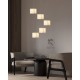 Küp Mermer Marble 5'li Sarkıt Avize 15cm