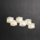 Küp Mermer Marble 6'lı Sarkıt Avize 12cm