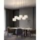 Küp Mermer Marble 6'lı Sarkıt Avize 12cm