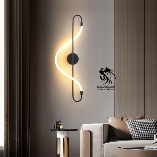 Led Silikon Hortum Siyah Aplik 