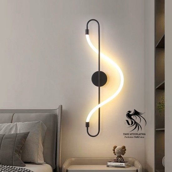 Led Silikon Hortum Siyah Aplik 