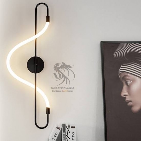 Led Silikon Hortum Siyah Aplik 