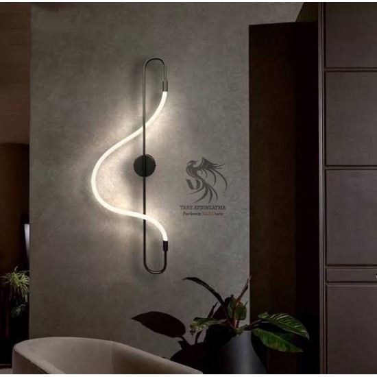 Led Silikon Hortum Siyah Aplik 