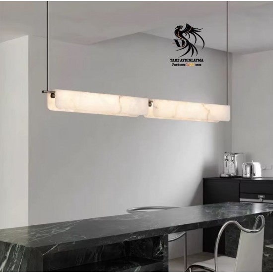 Aura Mermer Sarkıt Avize 3