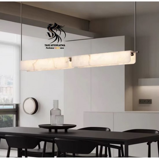 Aura Mermer Sarkıt Avize 3