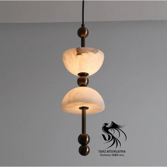 Mermer Odeo Çanak Sarkıt Avize