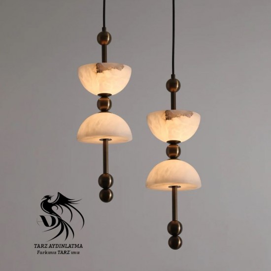 Mermer Odeo Çanak Sarkıt Avize