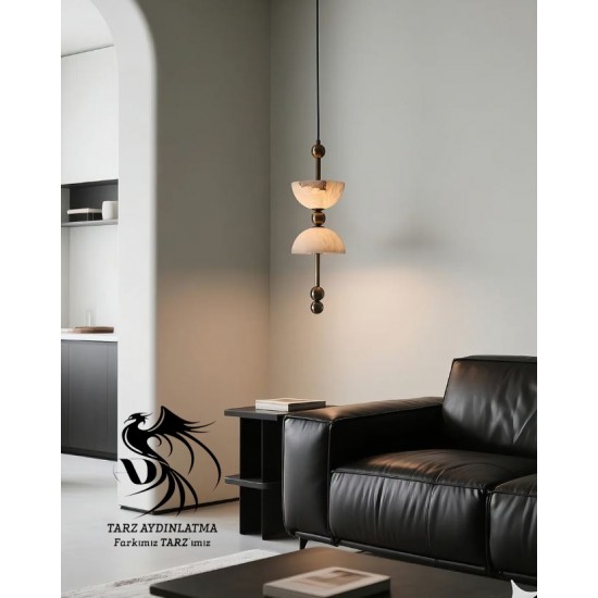 Mermer Odeo Çanak Sarkıt Avize