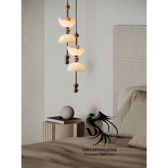 Mermer Odeo Çanak Sarkıt Avize