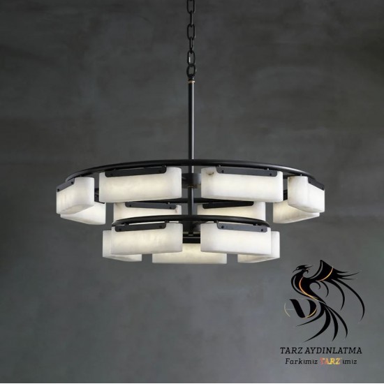 Eleganza Mermer Sarkıt Avize