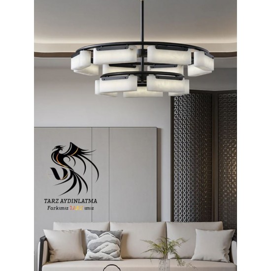 Eleganza Mermer Sarkıt Avize