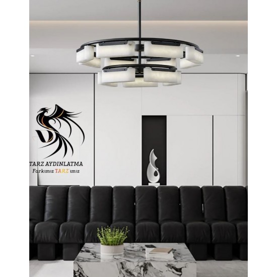 Eleganza Mermer Sarkıt Avize