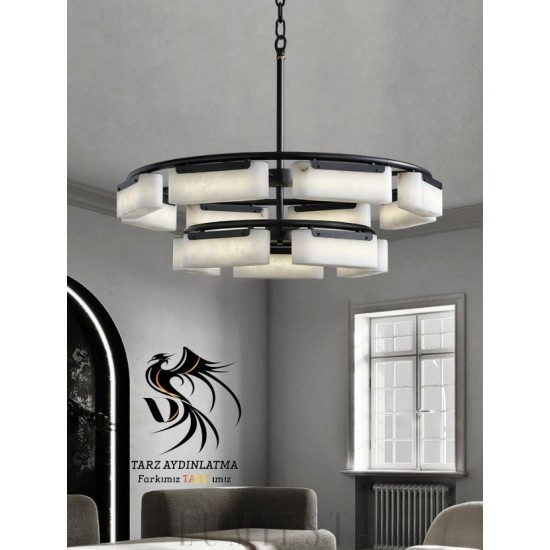 Eleganza Mermer Sarkıt Avize