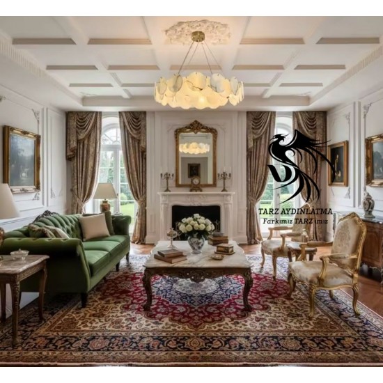 Artemis Mermer Sarkıt Avize