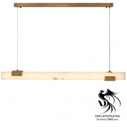 Mermer Fure Lineer Led Sarkıt Avize