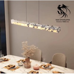 Viola Mermer Lineer Led Sarkıt Avize