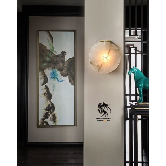 Mermer Marble Daire Aplik