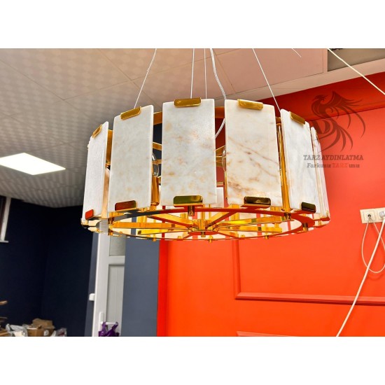 Mermer Sarkıt Avize 50cm
