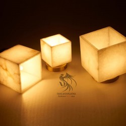 Küp Mermer Plafonyer Avize