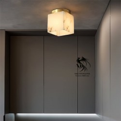 Küp Mermer Plafonyer Avize