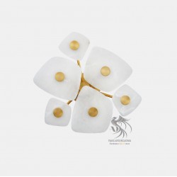 Mermer Çiçek Plafonyer Avize