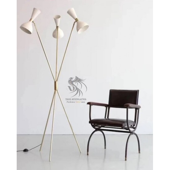 Retro Kollu Tripod Lambader