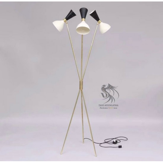 Retro Kollu Tripod Lambader