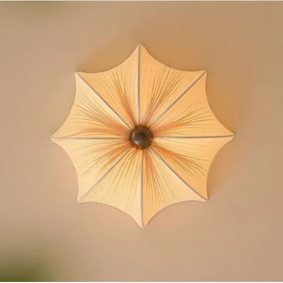 Kumaş Plafonyer Star Avize 50cm