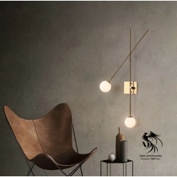 İki Camlı Ok Aplik