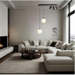 Spotlu Cam Sarkıt Avize