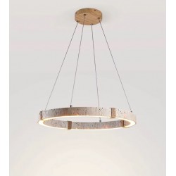 Traverten Led Halka Sarkıt Avize