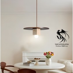 Traverten Disk Küp Sarkıt Avize