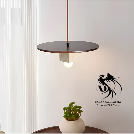 Traverten Disk Küp Sarkıt Avize Traverten Disk Küp Sarkıt Avize