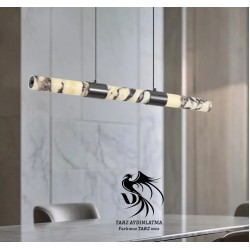 Mermer Viola Silindir Sarkıt Avize