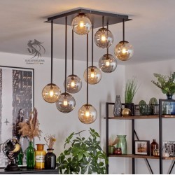 9'LU RENKLİ CAM AVİZE