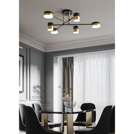 GLORY 6 KOLLU LED PLAFONYER AVİZE